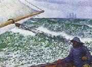 Theo Van Rysselberghe Man at the Helm Germany oil painting reproduction